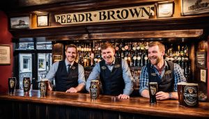 Interior view of Peadar Browns Pub encapsulating Irish culture in Dublin