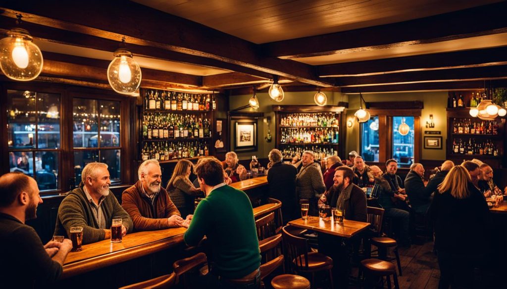 Irish pub with live music
