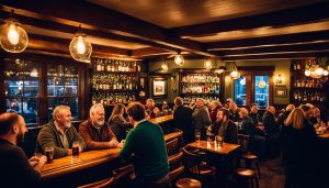 Irish pub with live music
